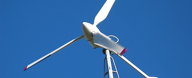 Windkraft bei HT-Elektrotechnik in Kleinwallstadt