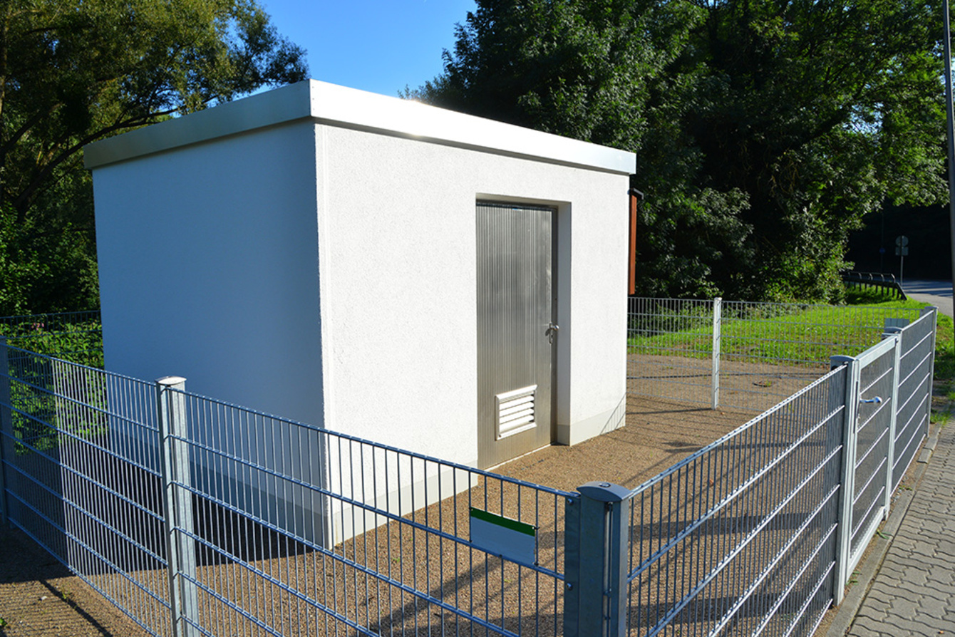 Trafo­stationen bei HT-Elektrotechnik in Kleinwallstadt