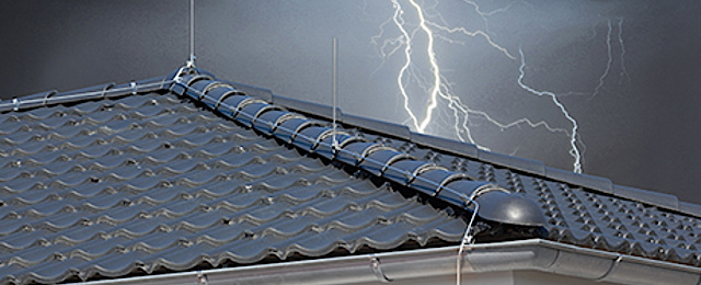 Äußerer Blitzschutz bei HT-Elektrotechnik in Kleinwallstadt